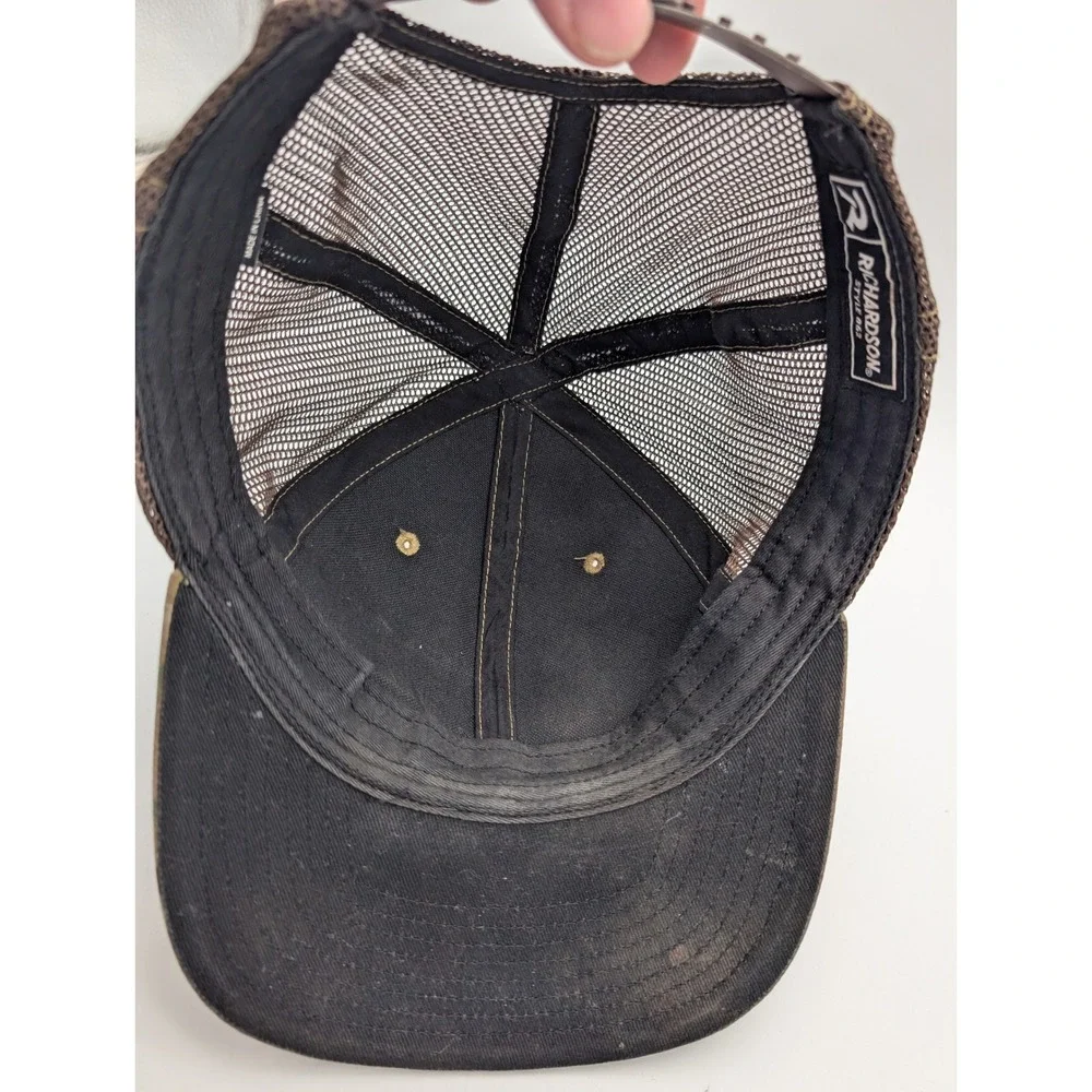 Leupold Richardson 862 Trucker Hat Mens Camo Mesh Snapback Cap Multicam Brown
